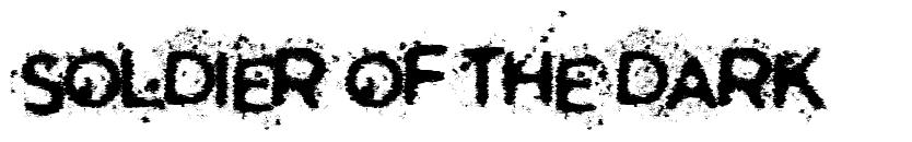 Soldier of the Dark font