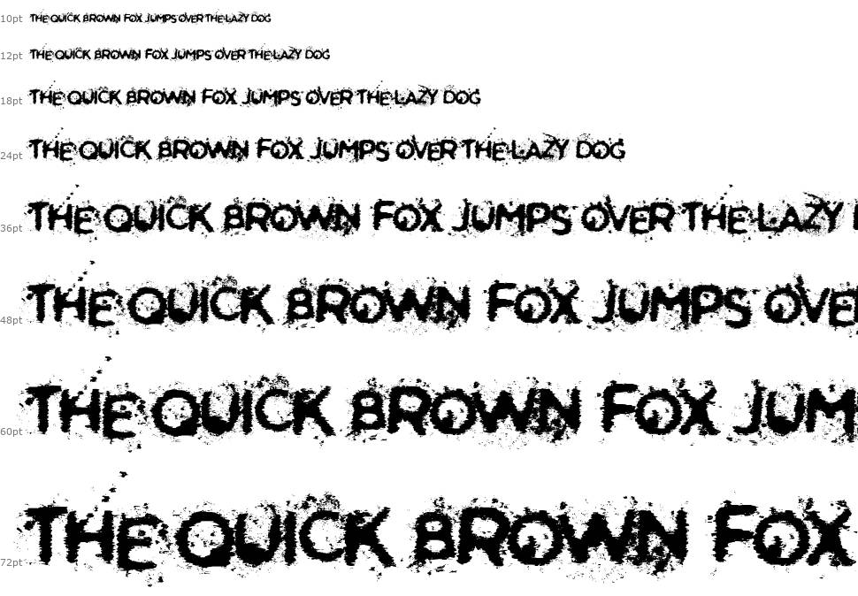 Soldier of the Dark font Waterfall