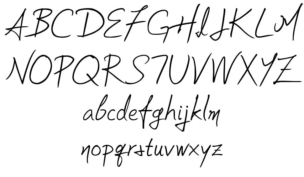 Soljik Dambaek font specimens