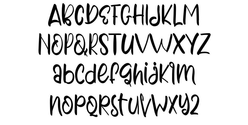 Sollafia font Örnekler