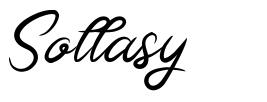 Sollasy шрифт