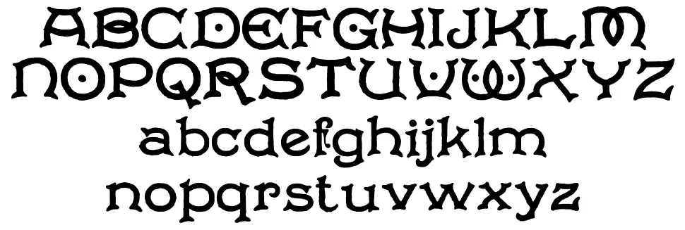 Solo's Bowl Specimen Solo's Bowlfont specimens