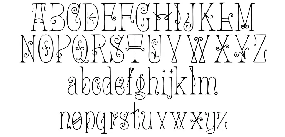 Solo's Heather Lightface Specimen Solo's Heather Lightfacefont specimens