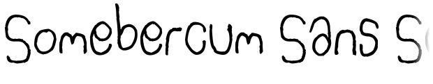 Somebercum Sans Serif