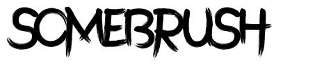 SomeBrush шрифт