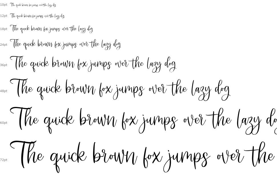 Someday Script font Şelale