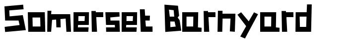 Somerset Barnyard шрифт