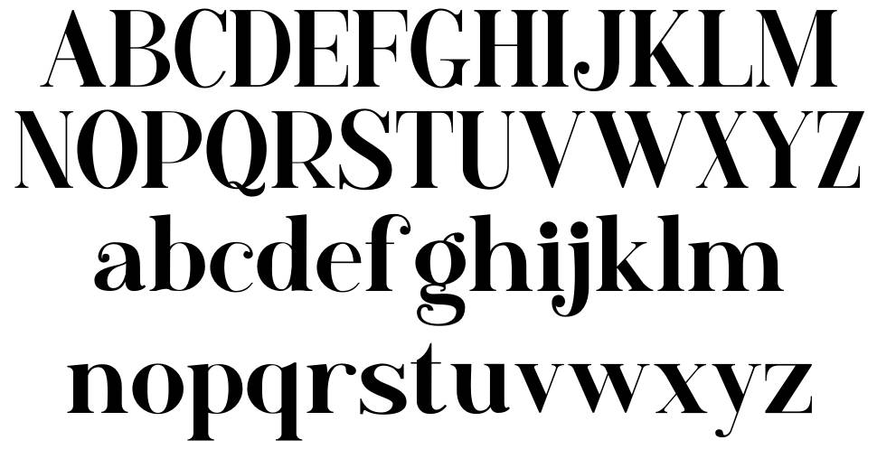 Something Great Serif 字形 标本