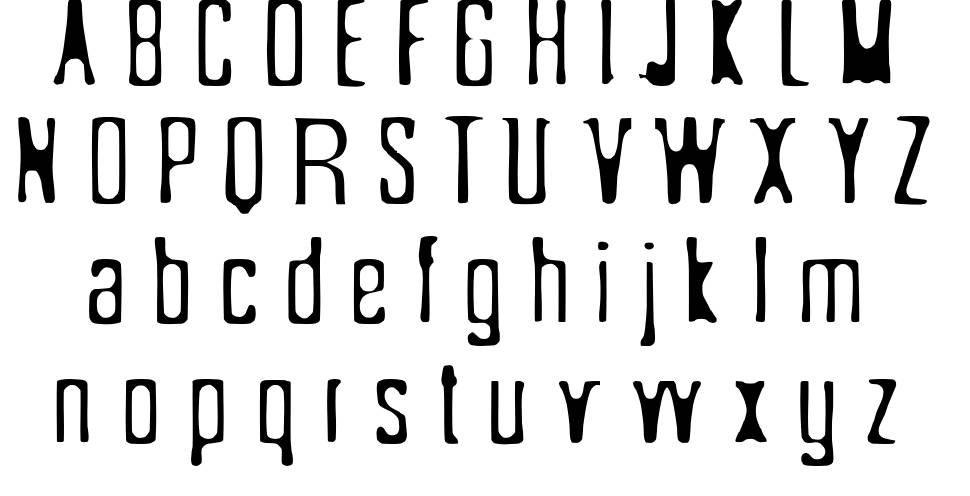 Sonderfistad 字形 标本