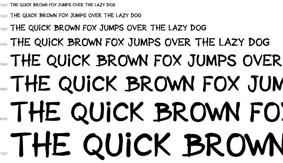 Sonic Comics font Waterfall