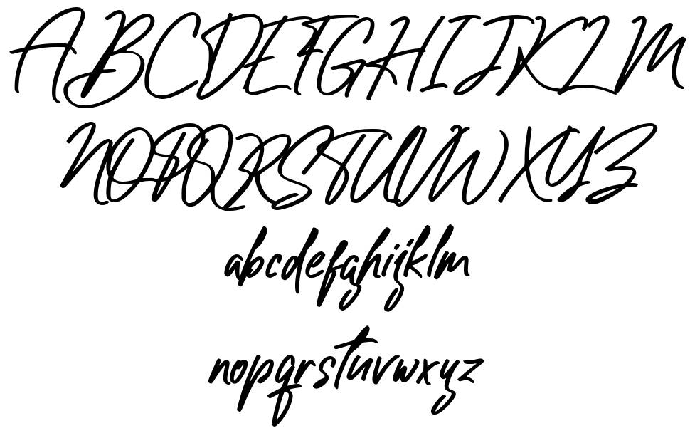 Sophiaticha font specimens