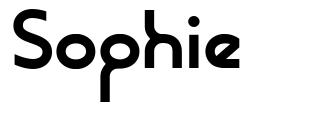 Sophie schriftart