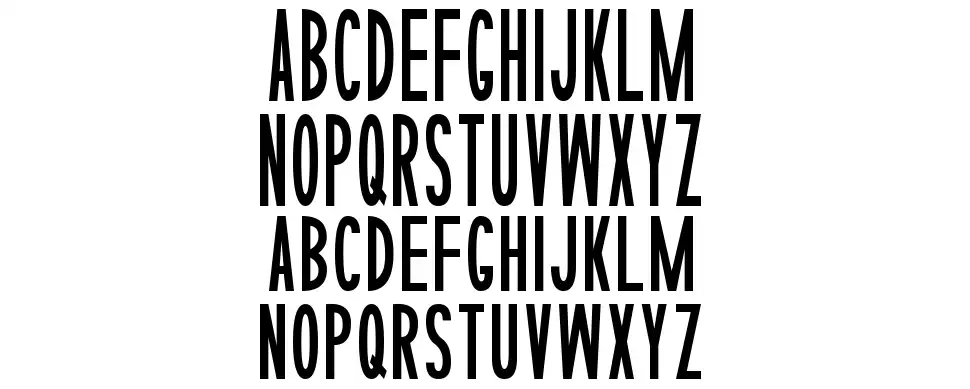 Sophisticated Slims font Örnekler