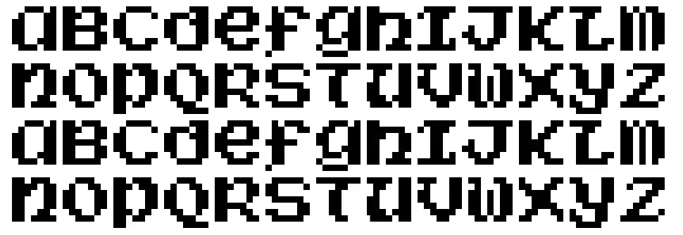 Sorcery 6128font specimens