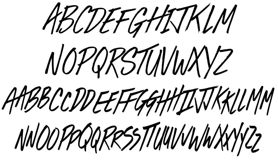 Sorry Mommy font specimens