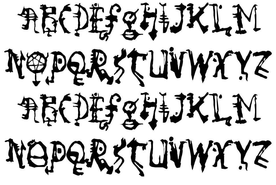 SoRunDown-Regular font specimens