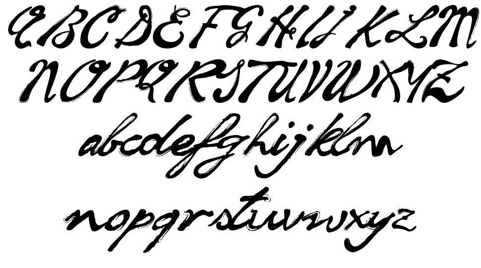 Soul Handwriting font specimens