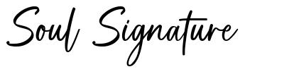 Soul Signature font