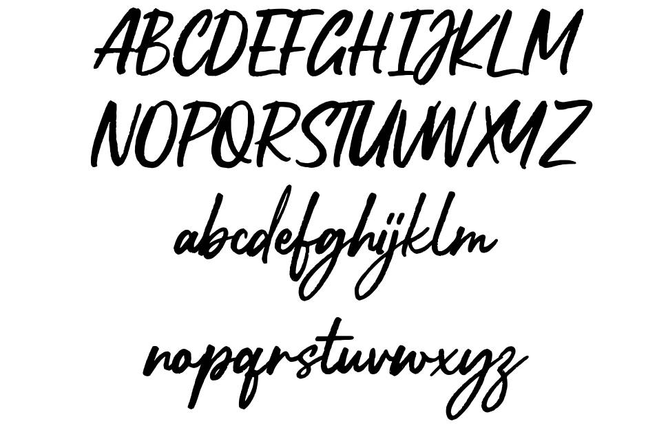 Soulyouth font Örnekler