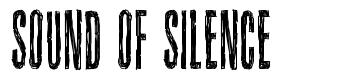 Sound of silence font