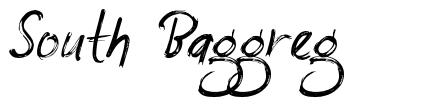 South Baggreg font