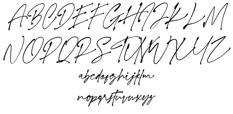 Southam font specimens