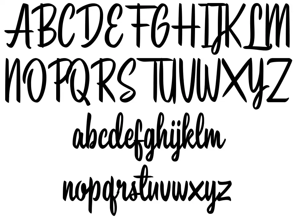 Southbeachfont specimens