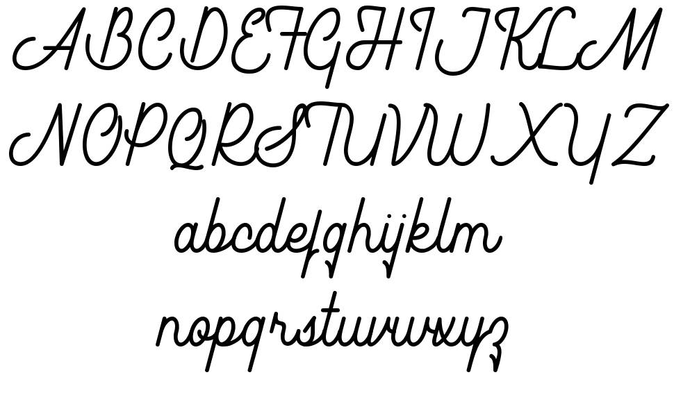 Southfilla font Örnekler