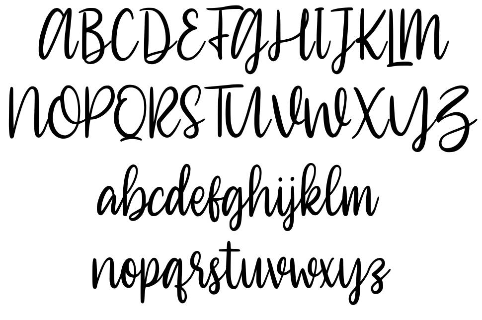 Southiya font Örnekler