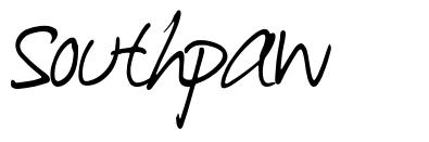Southpaw font