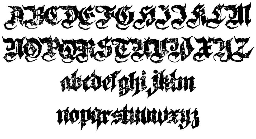 Sovereign font specimens