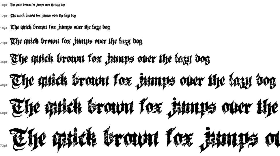 Sovereign font Şelale