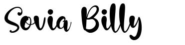 Sovia Billy písmo