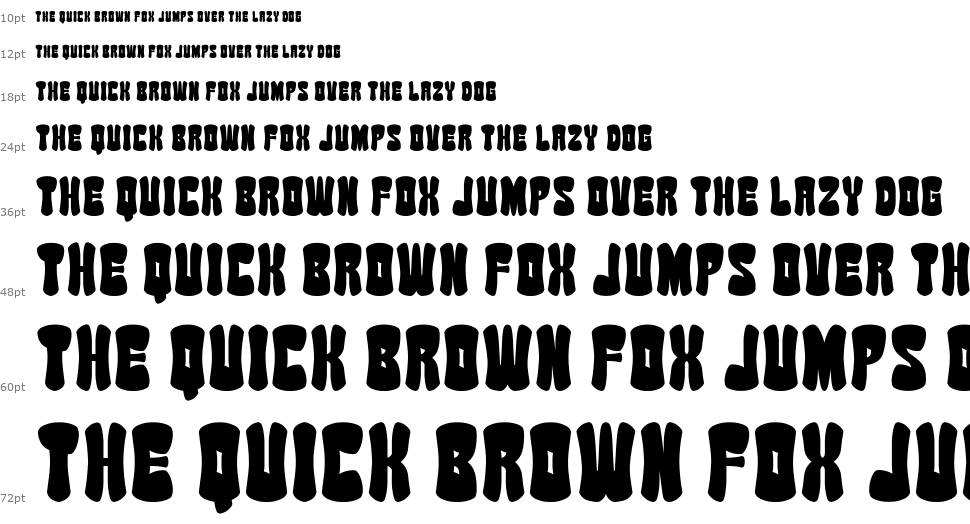 Soy Sauce Junky G font Waterfall