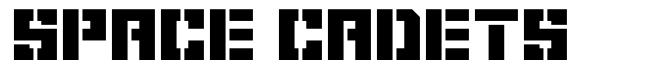 Space Cadets font