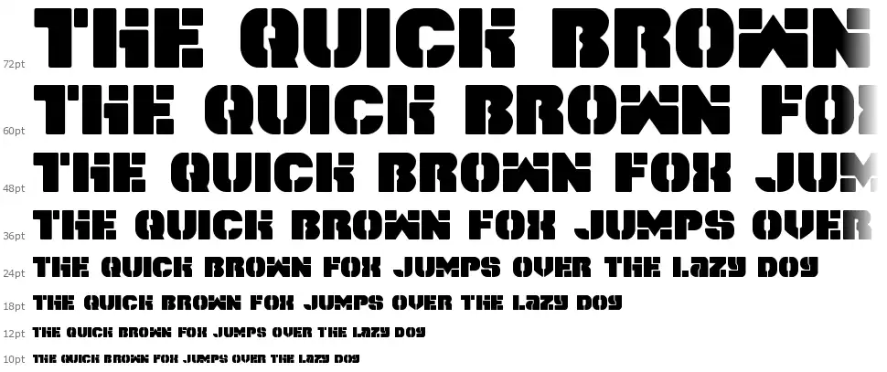 Space Cruiserfont waterfall