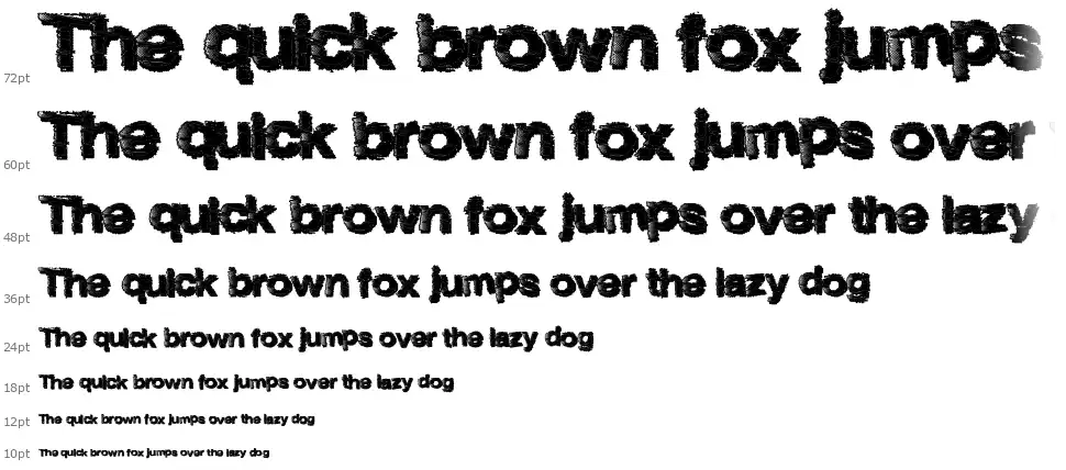 Space Flightfont waterfall