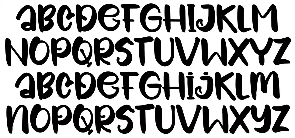 Space Holidayfont specimens