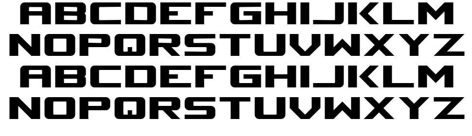 Space Marine font specimens