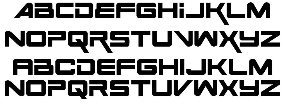 Space Ranger 字形 标本