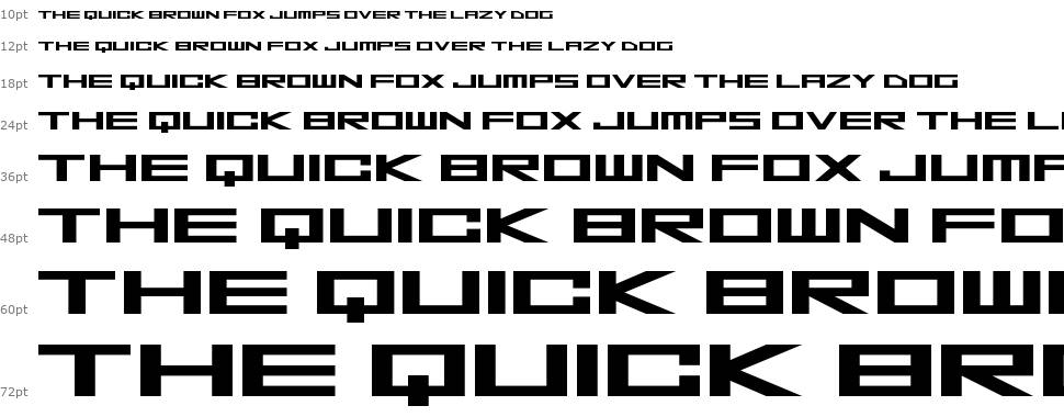 Space Superstars font Waterfall