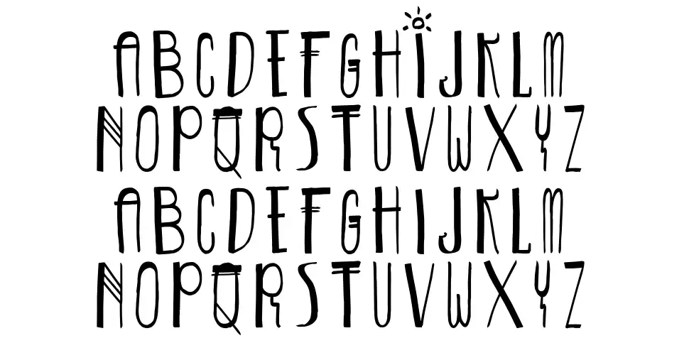 Spacecraftfont specimens