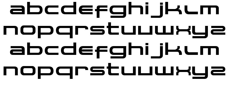 Spaceman font specimens
