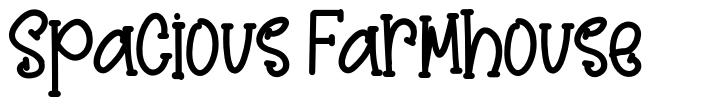 Spacious Farmhouse font