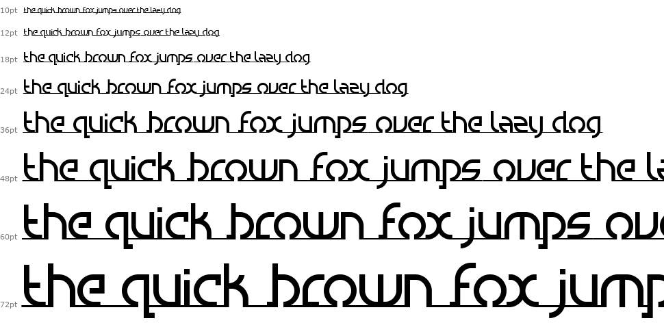 Spacy Round font Şelale