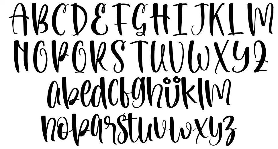 Sparkling Color font by Edric Studio FontRiver