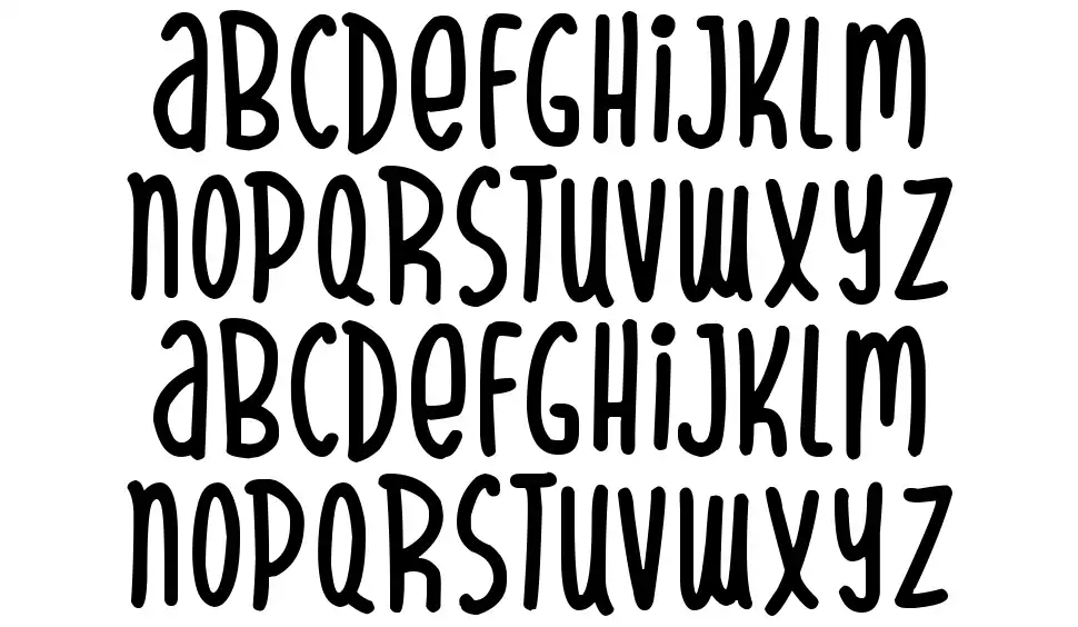 Sparkly Hearts font specimens