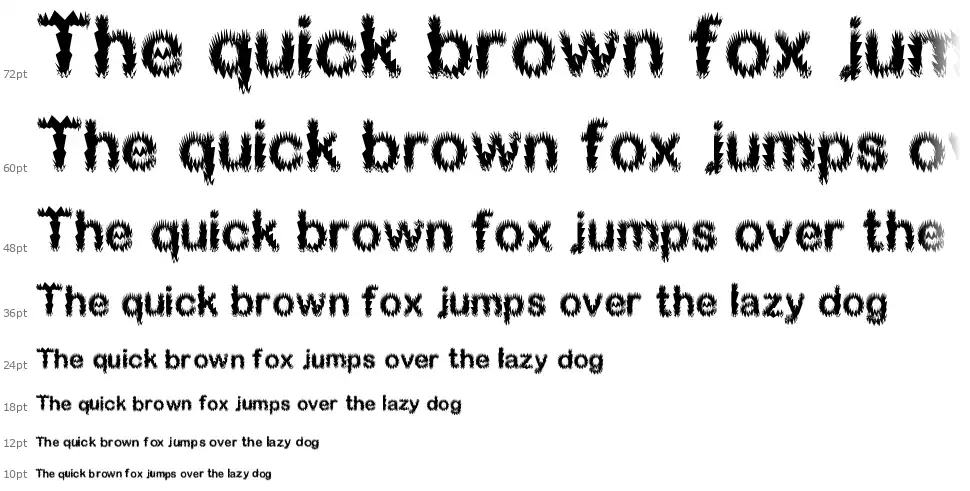 Sparkpluckedfont waterfall