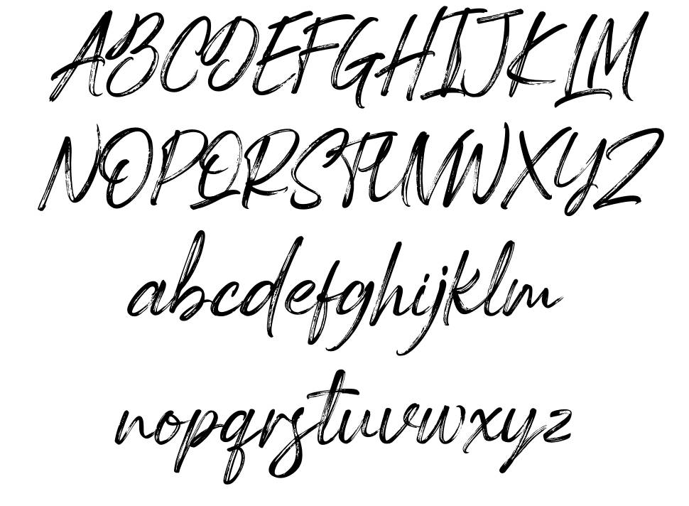 Spartwell font Örnekler