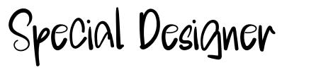 Special Designer font